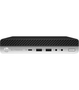 Ordenador reacondicionado mini hp elitedesk 800 g3 - i5 - 7th - 8gb - 256gb m2 - win 10 pro - sin cable trébol - sin vga