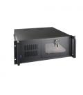 Caja servidor tooq rack 19 pulgadas 4u 406 negra sin fuente ventana transparente