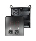 Caja servidor tooq rack 19 pulgadas 4u 406 negra sin fuente ventana transparente