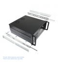 Caja servidor tooq rack 19 pulgadas 4u 406 negra sin fuente ventana transparente
