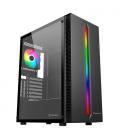 Caja ordenador gaming unyka lumina 205 atx argb cristal templado negro