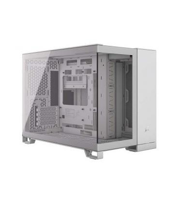 Caja micro - atx semitorre dual corsair 2500x cristal templado white