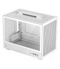 Caja ordenador gaming deepcool mini - itx ch160 cristal templado blanca