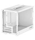 Caja ordenador gaming deepcool mini - itx ch160 cristal templado blanca