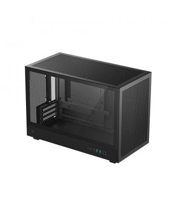 Caja ordenador gaming deepcool matx ch260 cristal templado negra