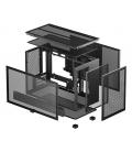 Caja ordenador gaming deepcool matx ch260 cristal templado negra