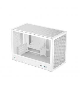 Caja ordenador gaming deepcool matx ch260 cristal templado blanco