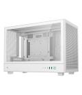 Caja ordenador gaming deepcool matx ch260 cristal templado blanco