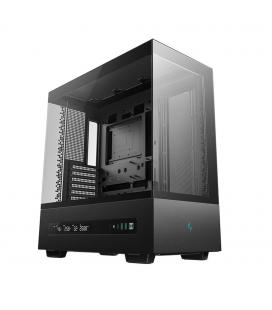 Caja ordenador gaming deepcool atx ch690 cristal templado negra
