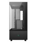 Caja ordenador gaming deepcool atx ch690 cristal templado negra