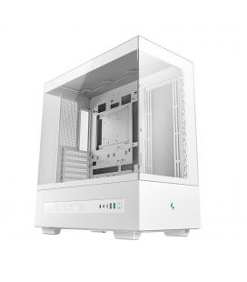 Caja ordenador gaming deepcool atx ch690 cristal templado blanca