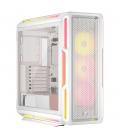 Caja ordenador gaming corsair icue 5000t atx lx rgb cristal templado blanca