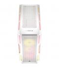 Caja ordenador gaming corsair icue 5000t atx lx rgb cristal templado blanca