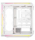Caja ordenador gaming corsair icue 5000t atx lx rgb cristal templado blanca