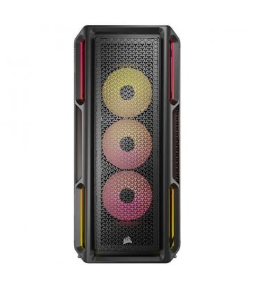 Caja ordenador gaming corsair icue 5000t atx lx rgb cristal templado negra