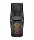 Caja ordenador gaming corsair icue 5000t atx lx rgb cristal templado negra