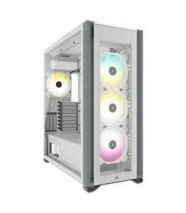 Caja ordenador gaming corsair icue 7000x atx rgb cristal templado blanca eol