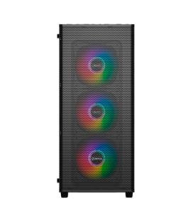 Caja ordenador gaming unykach mir 100 atx argb cristal templado negro