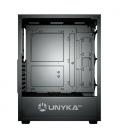 Caja ordenador gaming unykach mir 100 atx argb cristal templado negro