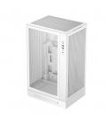 Caja ordenador gaming deepcool matx ch270 digital cristal templado blanca
