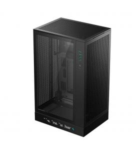 Caja ordenador gaming deepcool matx ch270 digital cristal templado negra