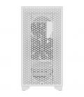 Caja atx semitorre corsair 3000d airflow cristal templado blanca