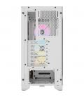 Caja ordenador gaming corsair 3000d airflow atx argb cristal templado blanca
