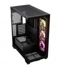 Caja ordenador gaming corsair 3500x atx argb cristal templado negra