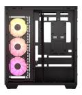 Caja ordenador gaming corsair 3500x atx argb cristal templado negra