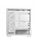 Caja ordenador gaming deepcool cg580 4f atx rgb cristal templado blanca