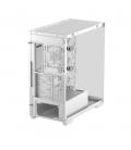 Caja ordenador gaming deepcool cg580 4f atx rgb cristal templado blanca
