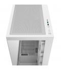 Caja ordenador gaming deepcool cg580 4f atx rgb cristal templado blanca