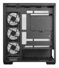 Caja ordenador gaming deepcool cg580 4f atx rgb cristal templado negra