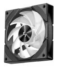 Caja ordenador gaming deepcool cg580 4f atx rgb cristal templado negra
