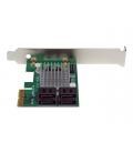 Tarjeta controladora pci express startech pexsat34rh