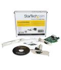 Tarjeta de puertos startech pex2s553lp 2x rs232 serie