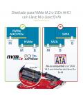 Adaptador m.2 a 2.5 pulgadas startech 1m25 - u3 - m2 - adapter