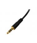 Cable jack 3.5mm startech 4.5m - macho - macho - negro