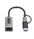 Adaptador usb tipo c - usb 3.2 a rj45 startech macho - hembra