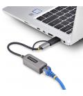 Adaptador usb tipo c - usb 3.2 a rj45 startech macho - hembra