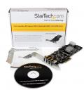 Tarjeta pci express startech pexusb3s44v 4x usb 3.0