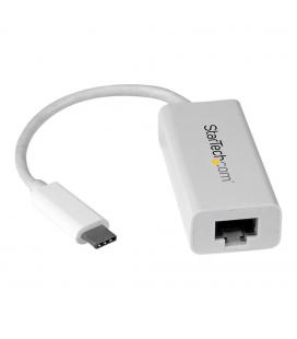 Adaptador usb tipo c a rj45 startech macho - hembra blanco