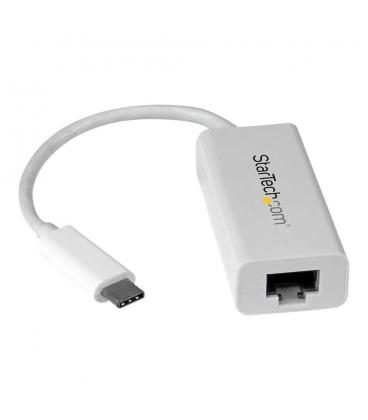Adaptador usb tipo c a rj45 startech macho - hembra blanco