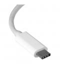 Adaptador usb tipo c a rj45 startech macho - hembra blanco