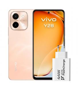 Vivo y28 6.68" 8gb(+8) 256gb naranja+ cargador 44w