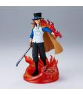 Figura banpresto one piece the shukko logia sabo special edition 17cm
