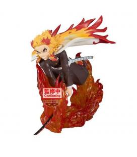 Figura banpresto demon slayer kimetsu no yaiba vibration stars plus kyojuro rengoku 14cm