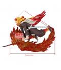 Figura banpresto demon slayer kimetsu no yaiba vibration stars plus kyojuro rengoku 14cm