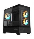 Caja ordenador gaming gigabyte aorus c201b ice matx vidrio usb 3.2 negra