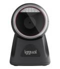 iggual L2DUSB-S-AX Lector de códigos de barras fijo 1D/2D CMOS Negro